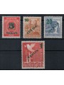 BERLINO 1949 Francobolli della Zona AIS soprast. in verde 4v MH*