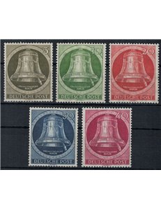 BERLINO 1953 Campana della libertà 5v MH*