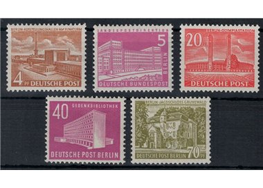 BERLINO 1953-54 Monumenti 5v MH*