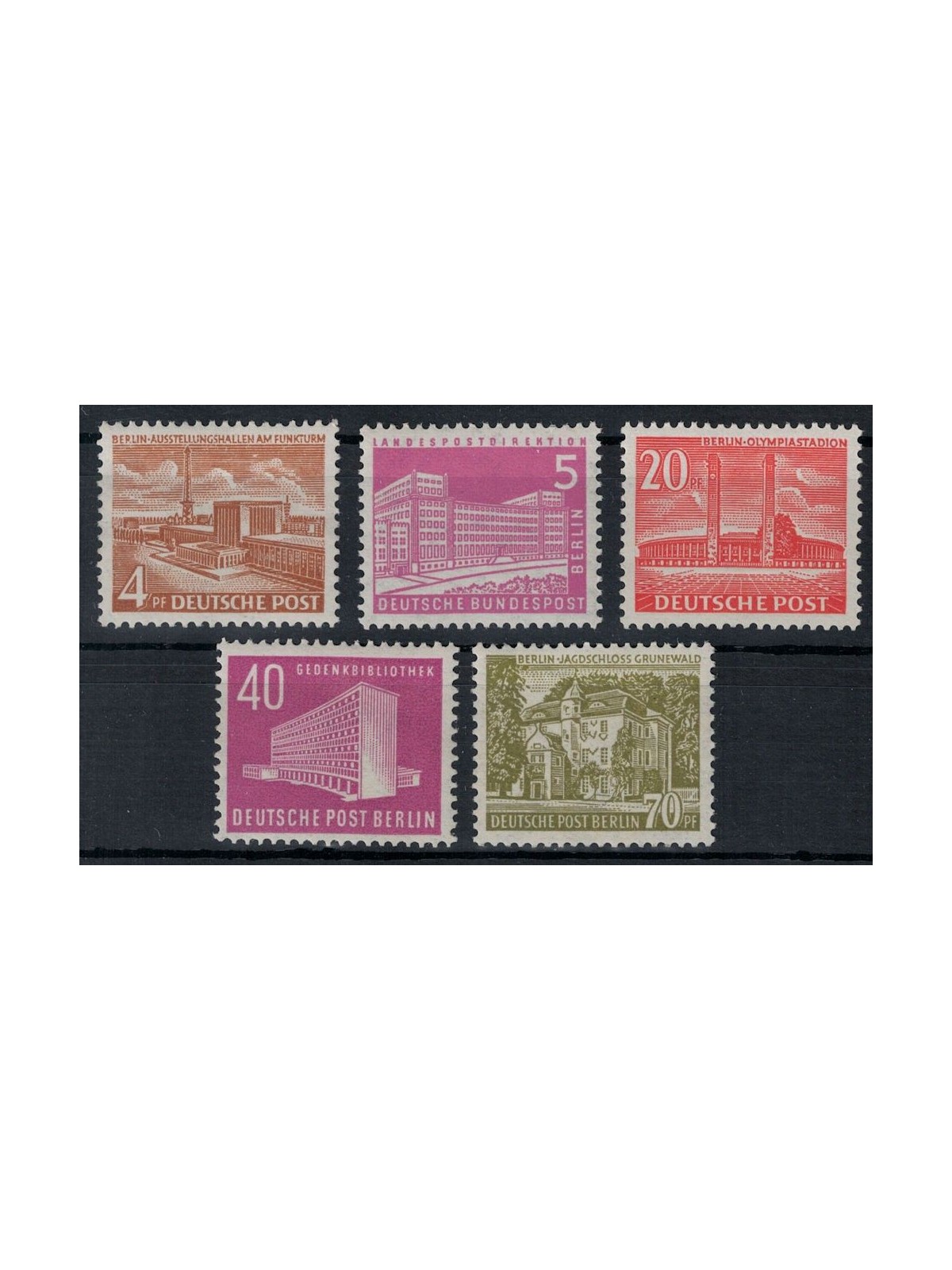 BERLIN 1953-54 Monuments 5v MH*