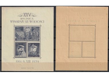 POLONIA 1939 Legione polacca BF MNH**