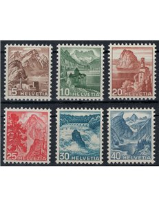 SWITZERLAND 1948 Views 6v MNH**