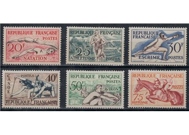 FRANCIA 1953 Olimpiadi di Helsinki 6v MNH**