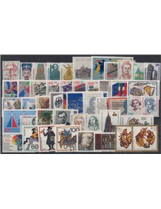 GERMANIA BRD 1989 Annata Completa 47v MNH**