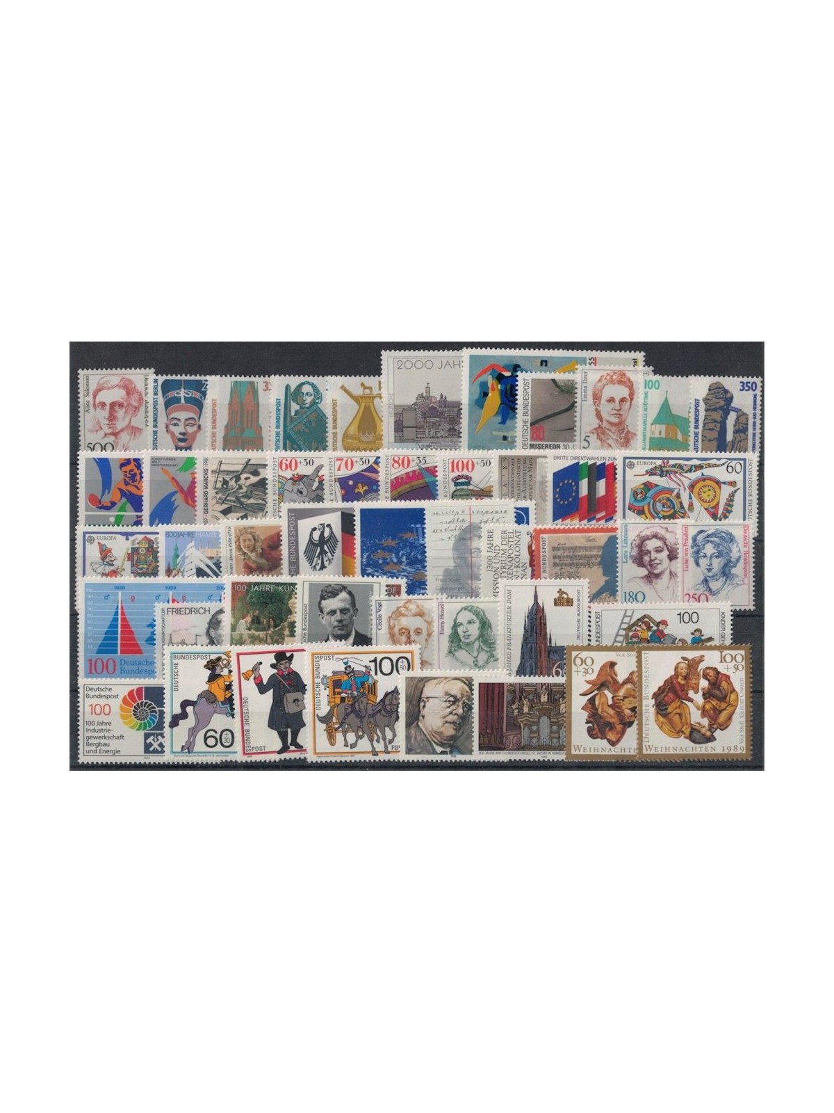 GERMANY BRD 1989 Complete Vintage 47v MNH**
