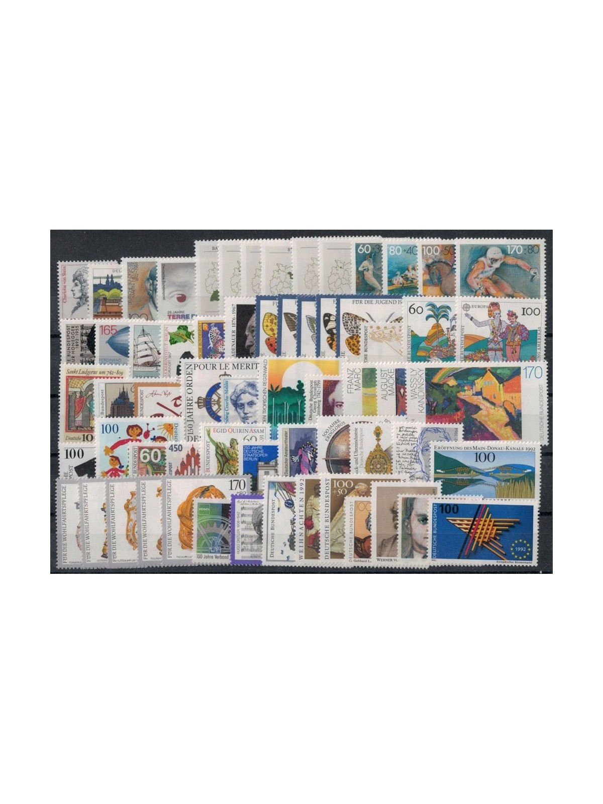 GERMANY BRD 1992 Complete Vintage 63v MNH**