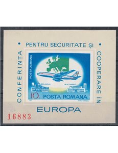 ROMANIA 1977 Conferenza sulla Sicurezza BF MNH**