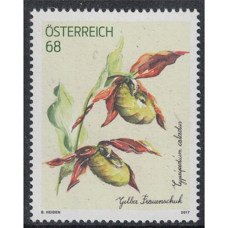 AUSTRIA 2017 Orchid MNH**