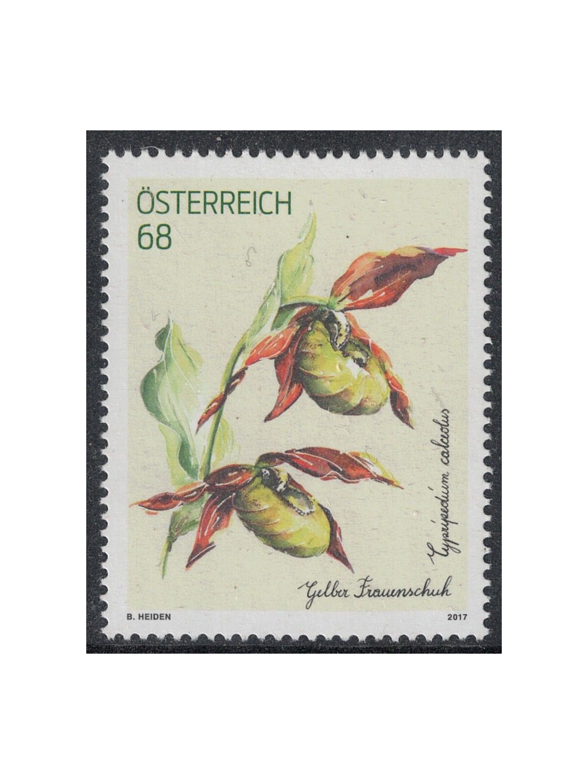 AUSTRIA 2017 Orchidea MNH**
