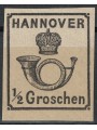 HANNOVER 1859-63 ½g nero MNG