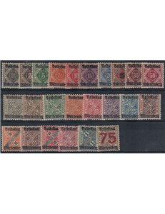 WURTTEMBERG 1919 Overprinted 24v MH*