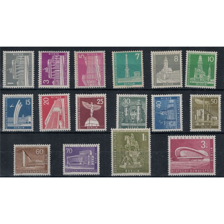 BERLINO 1956-63 Monumenti 16v MNH**