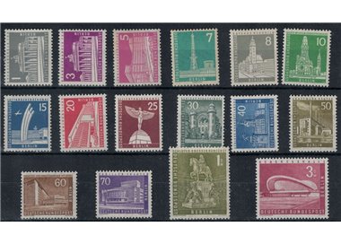 BERLINO 1956-63 Monumenti 16v MNH**