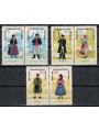 GERMANIA DDR 1964 Costumi regionali 6v MNH**