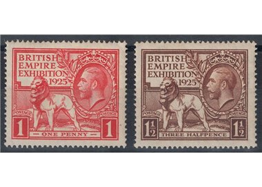 GREAT BRITAIN 1925 British Empire Exhibition 2v MH*