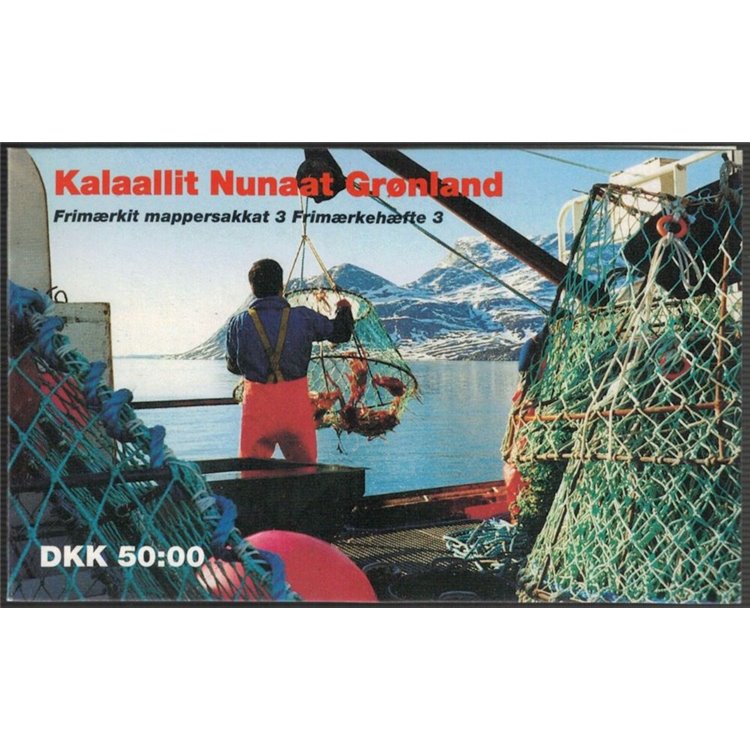 GREENLAND 1993 Marine fauna, crabs booklet MNH**
