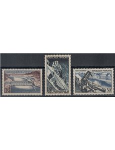 FRANCIA 1956 Realizzazioni tecniche (1ª serie) 3v MNH**