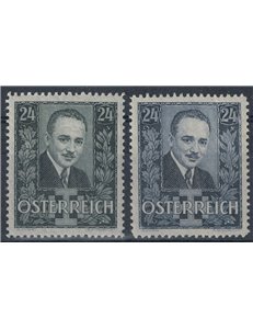 AUSTRIA 1934 Engelbert Dollfuss 2v MNH**