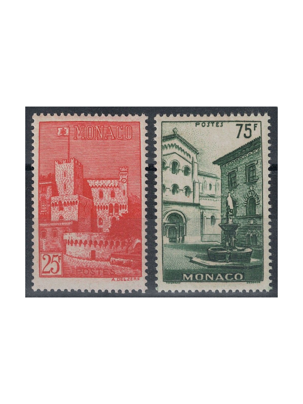 MONACO 1954 Views of the Principality 2v MNH**
