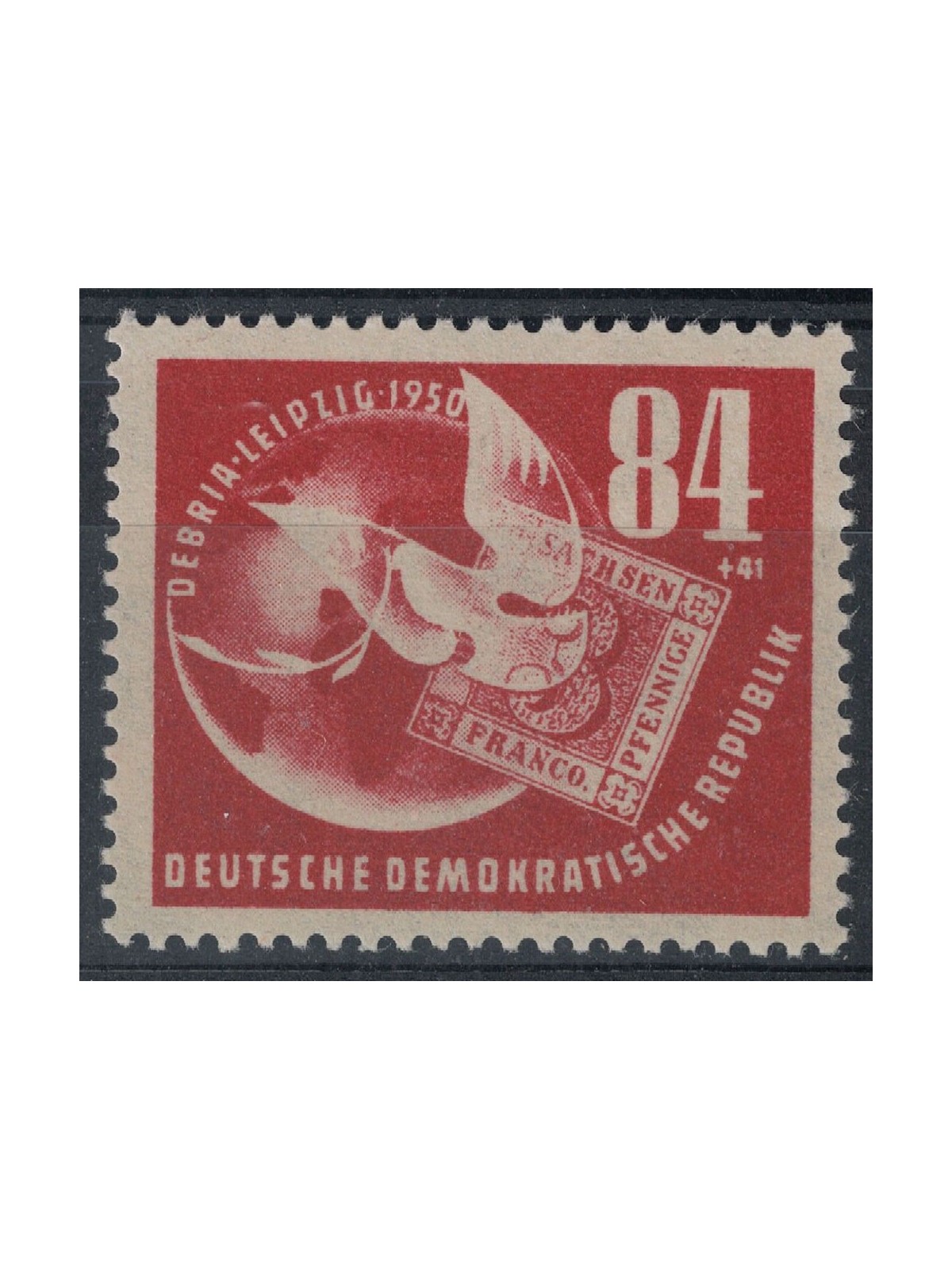 GERMANY DDR 1950 Philatelic Exhibition MNH**