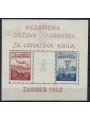 CROATIA 1942 Pro Aviation s/s MNH**