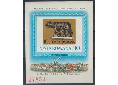 ROMANIA 1978 Esposizione filatelica BF MNH**