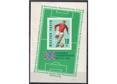 HUNGARY 1966 Football World Cup (imperforate) s/s MNH**