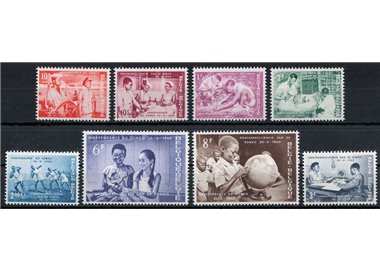 BELGIO 1960 Indipendenza del Congo 8v MNH**