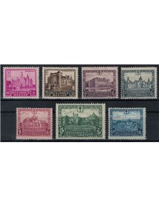 BELGIO 1930 Pro opere antitubercolari 7v MH*