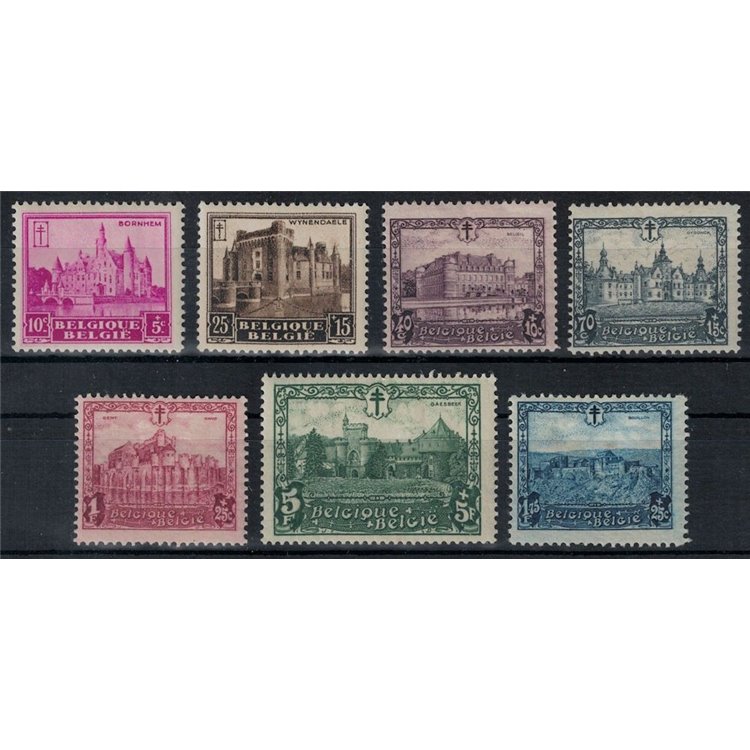 BELGIUM 1930 Pro antitubercular works 7v MH*