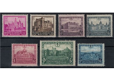 BELGIO 1930 Pro opere antitubercolari 7v MH*