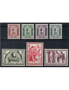 BELGIUM 1956 Pro opera nazionale antituberculosis 7v MNH**