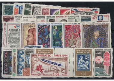 FRANCIA 1964 Annata completa 31v MNH**