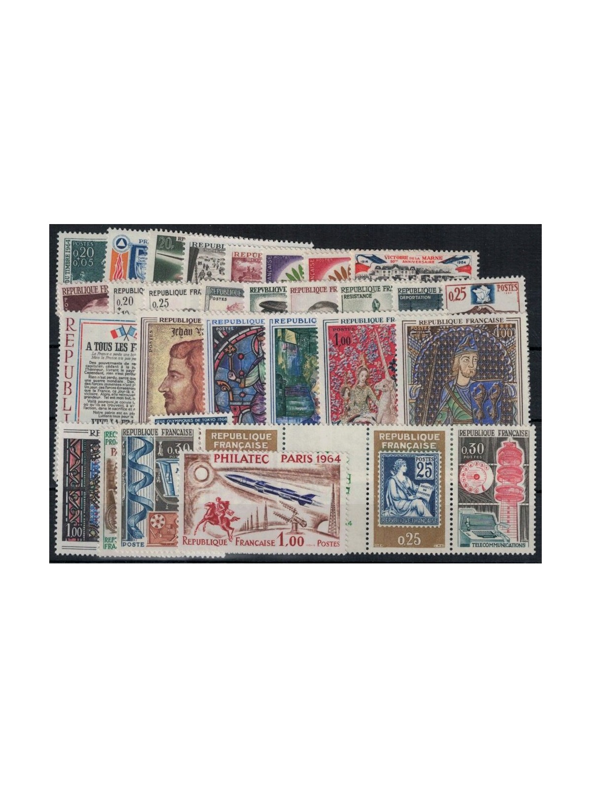 FRANCIA 1964 Annata completa 31v MNH**
