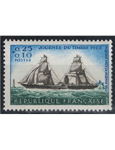 FRANCIA 1965 Giornata del Francobollo MNH**