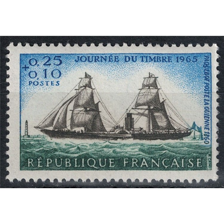 FRANCIA 1965 Giornata del Francobollo MNH**