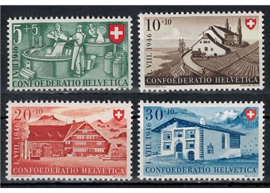 SWITZERLAND 1946 Pro Patria 4v MNH**