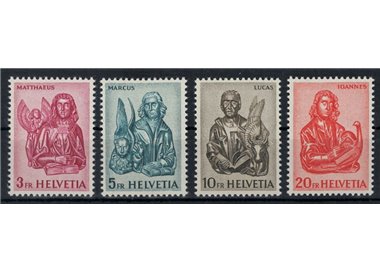 SWITZERLAND 1961 Four Evangelists 4v MNH**
