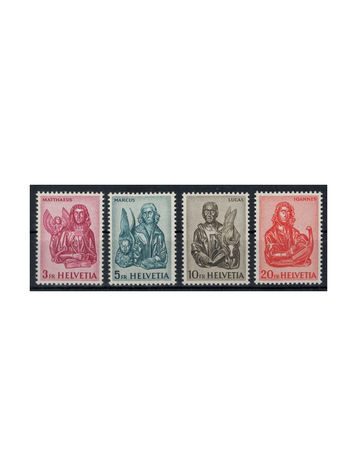 SVIZZERA 1961 Quattro Evangelisti 4v MNH**