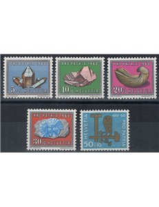 SVIZZERA 1960 Pro Patria 5v MNH**