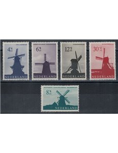 OLANDA 1963 Beneficenza, serie estiva, mulini a vento 5v MNH**