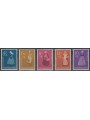 OLANDA 1958 Beneficenza, serie estiva, costumi regionali 5v MNH**