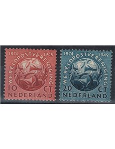 NETHERLANDS 1949 Universal Postal Union 2v MNH**