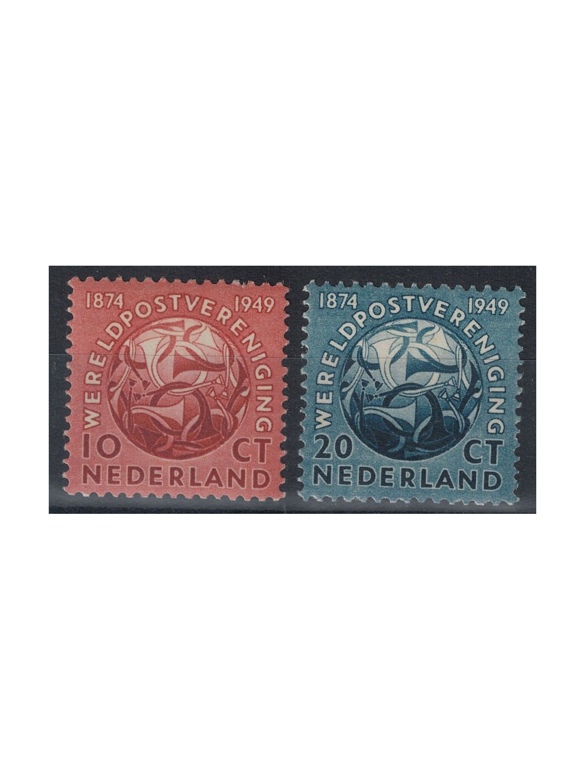 NETHERLANDS 1949 Universal Postal Union 2v MNH**