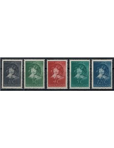 HOLLAND 1937 Pro childhood 5v MNH**