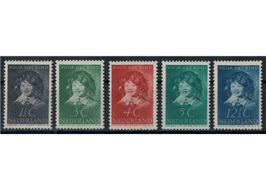 HOLLAND 1937 Pro childhood 5v MNH**