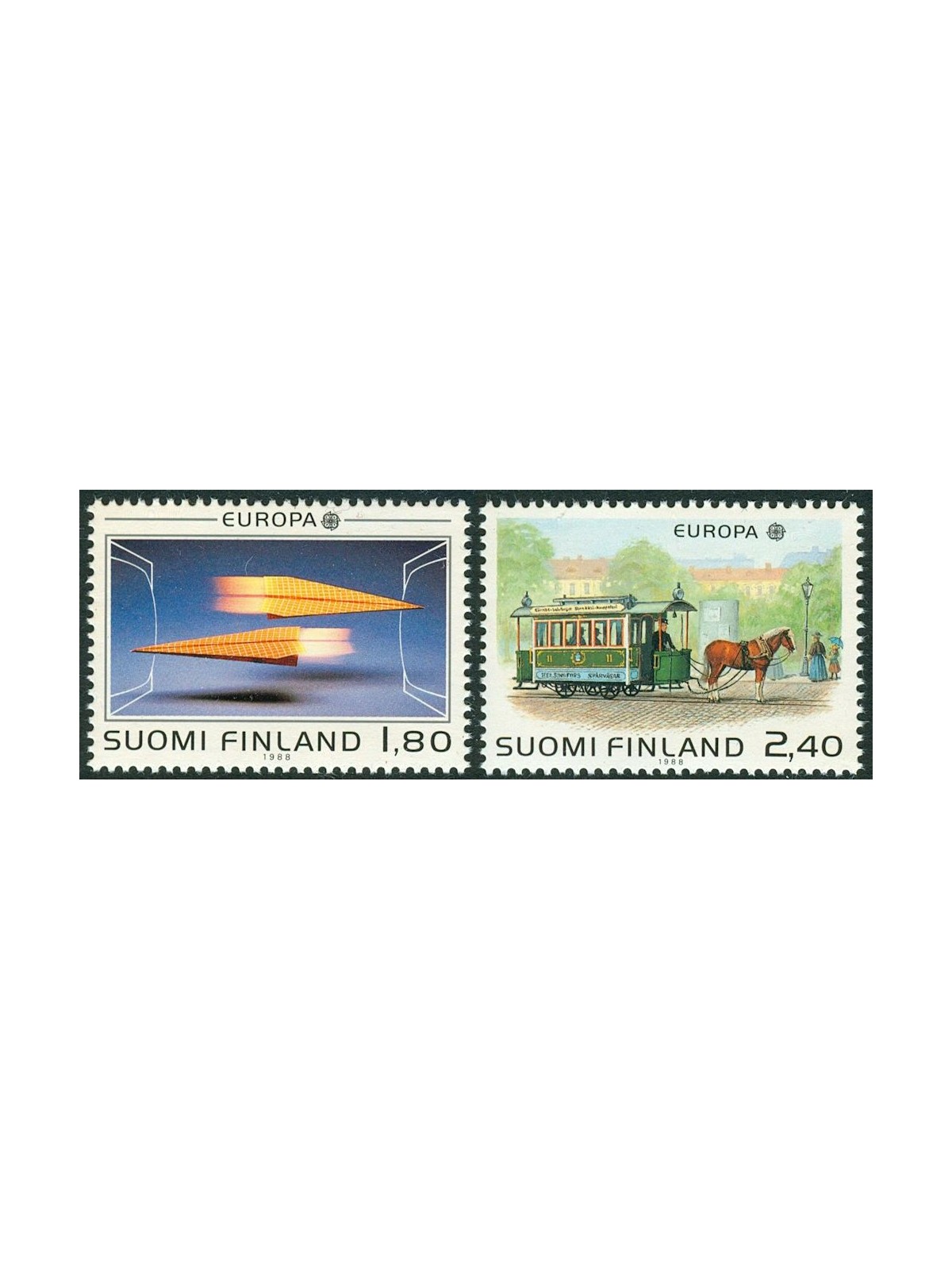 FINLAND 1988 Europe 2v MNH**