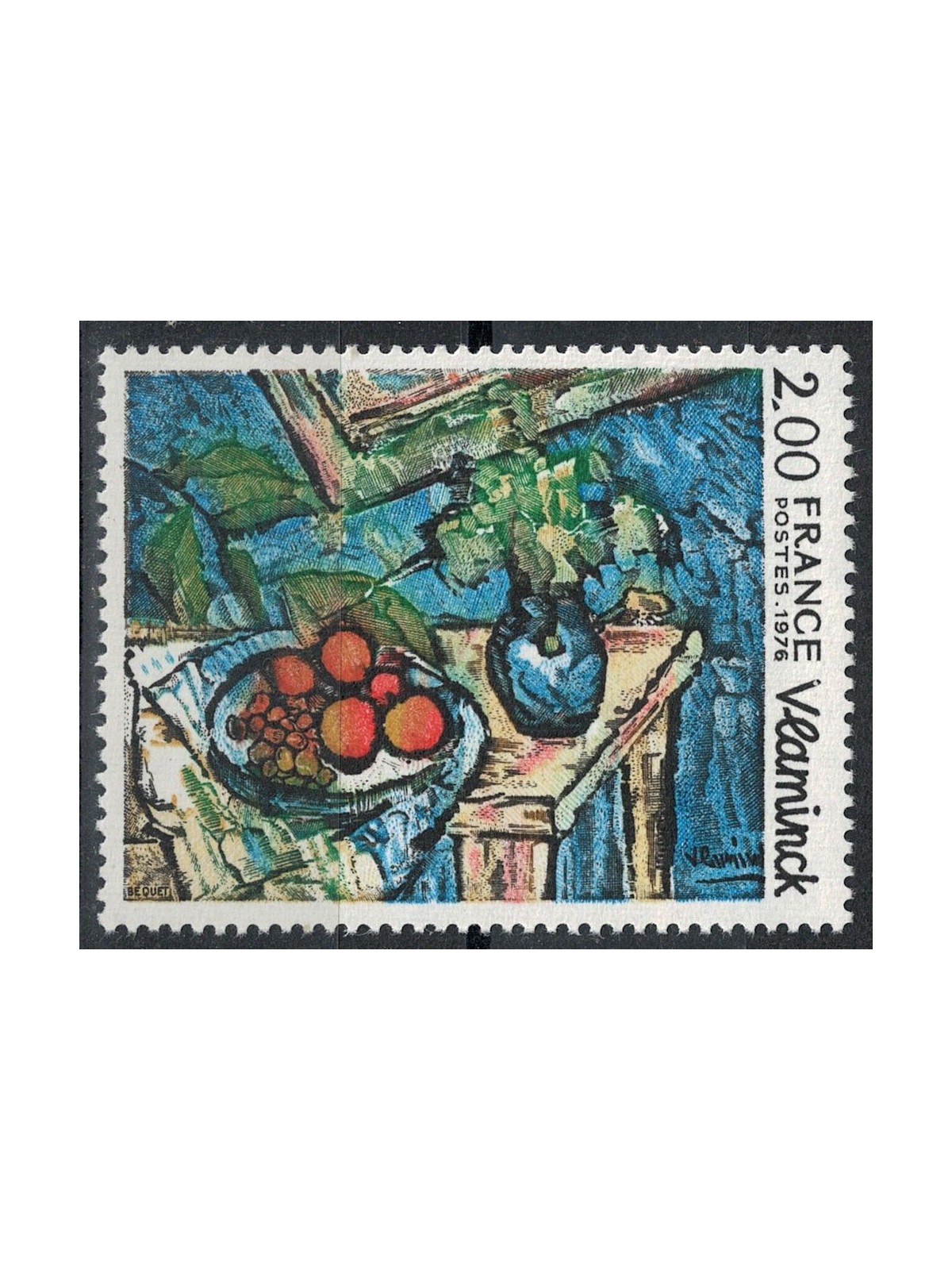 FRANCE 1976 Art (M. Vlaminck, Still life) MNH**