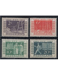 NETHERLANDS 1952 Centenary of the Stamp 4v MNH**