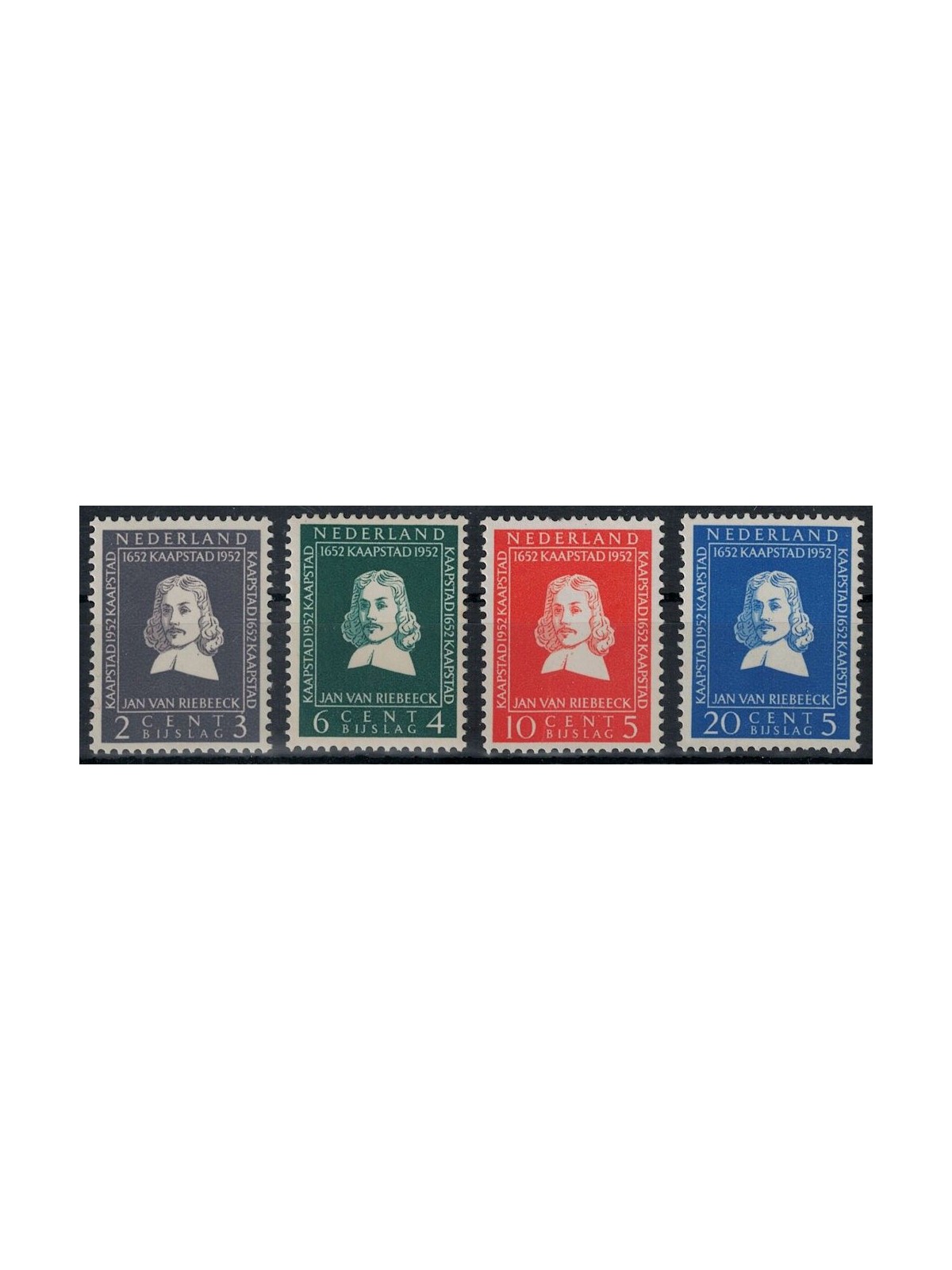 NETHERLANDS 1952 Cape Town 4v MNH**